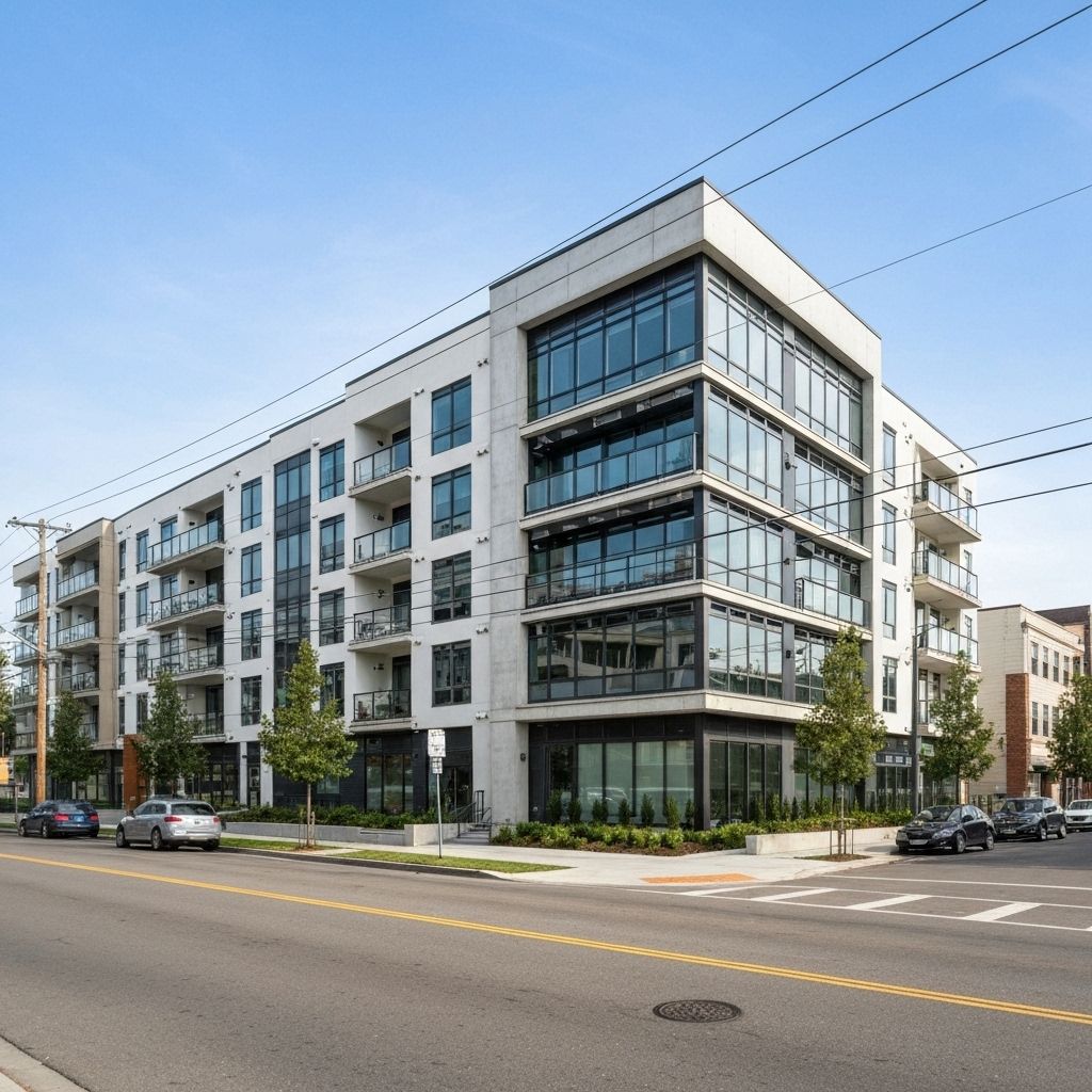 Commercial real estate building